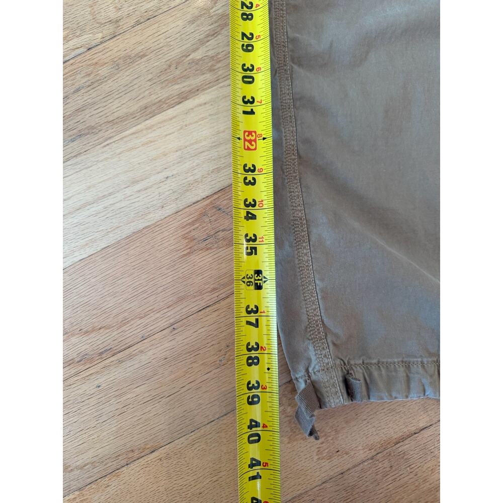 American Eagle Cargo Pants Womens 8 Tan Khaki Stretch Utility Hiking Pockets - Picture 7 of 8